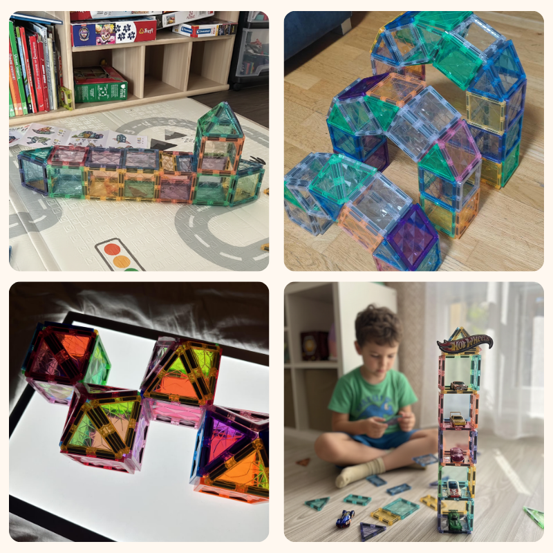 Magnetinckers® Pastel Castle Collection 42-122 Pieces Set