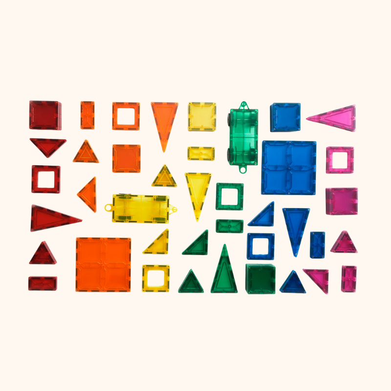 Magnetinckers® Rainbow Builder Collection 40-120 Pieces Set