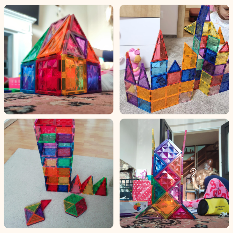 Magnetinckers® Rainbow Builder Collection 40-120 Pieces Set