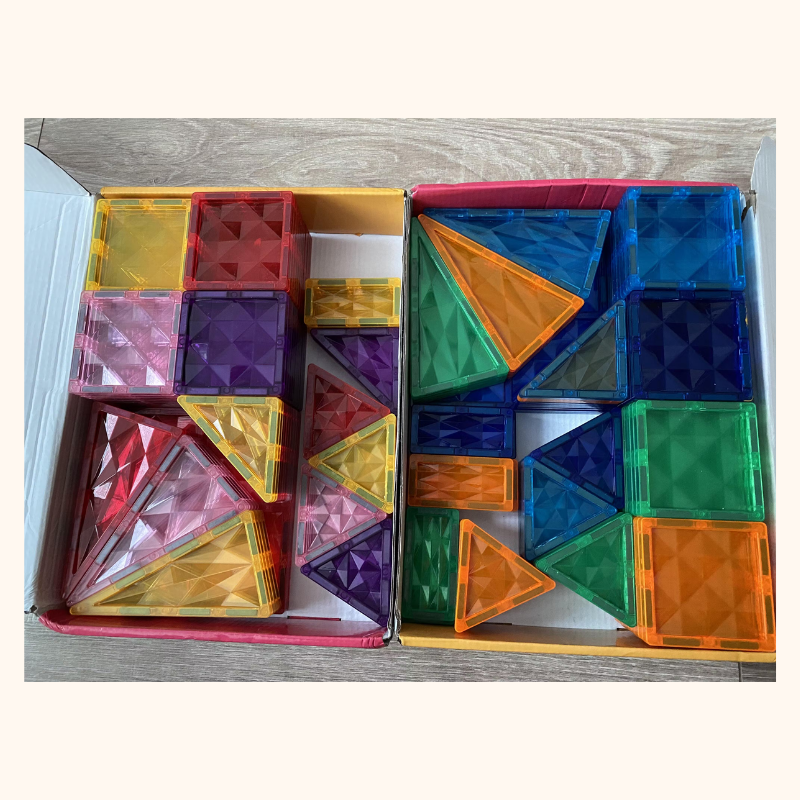 Magnetinckers® Rainbow Builder Collection 40-120 Pieces Set