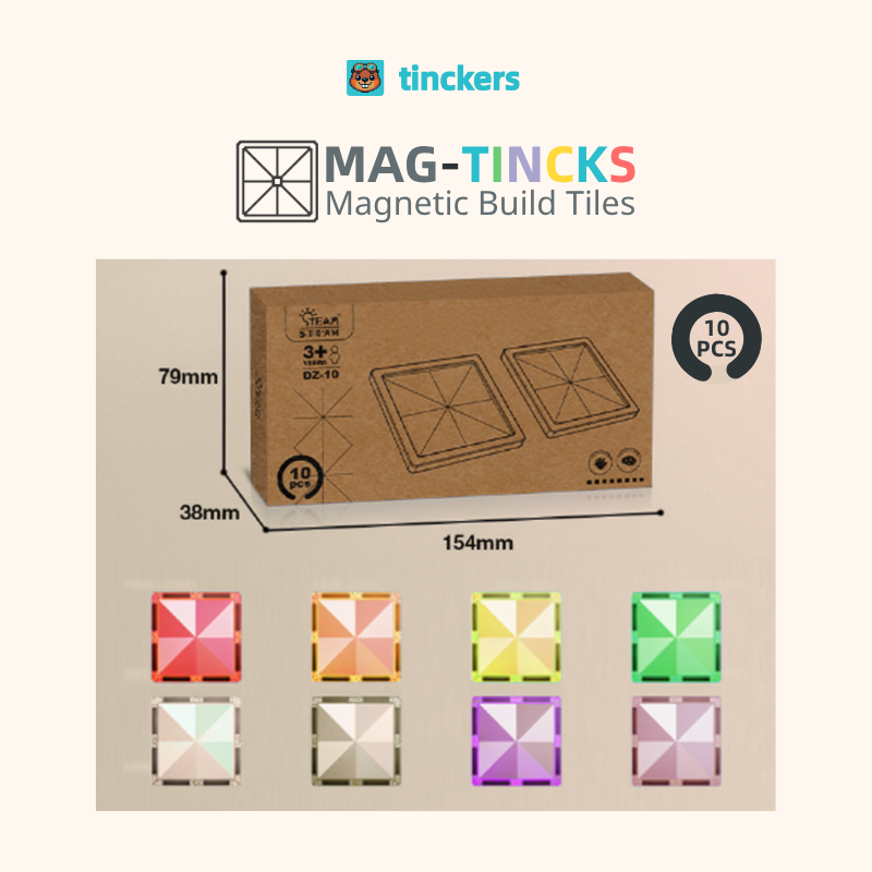 Magnetinckers® Booster Pack - 10 Tiles Set